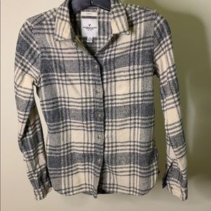 Plaid button down
